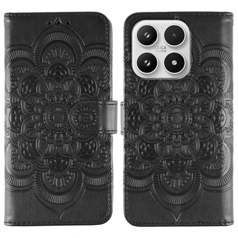 Leren Hoesje Voor Xiaomi 17 Mandala-patroon