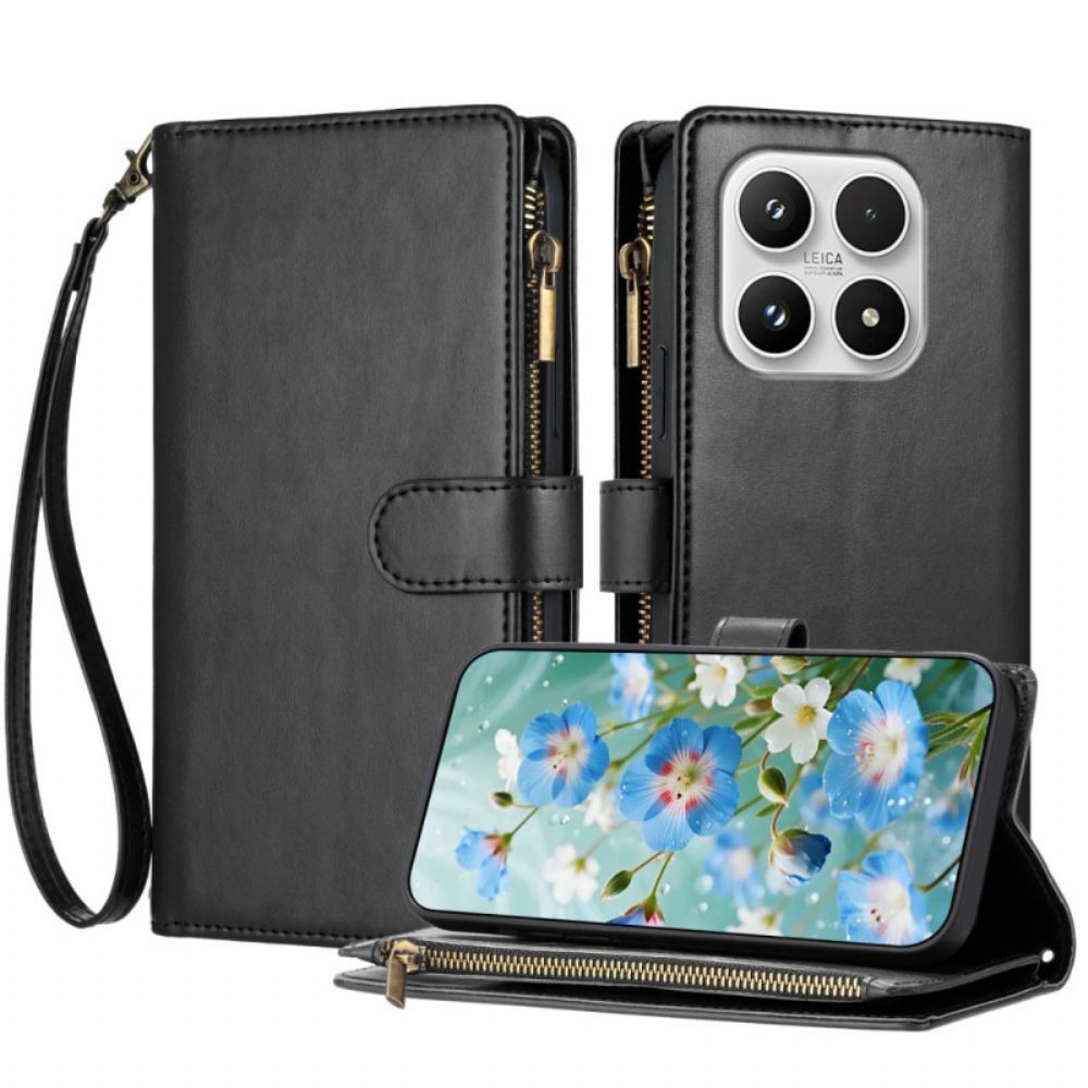 Leren Hoesje Voor Xiaomi 17 Portemonnee Met Riem