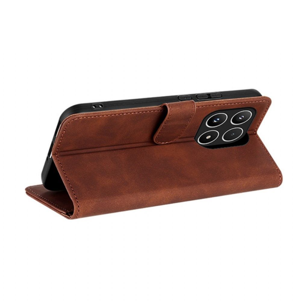 Leren Hoesje Voor Xiaomi 17 Suède-effect Azns