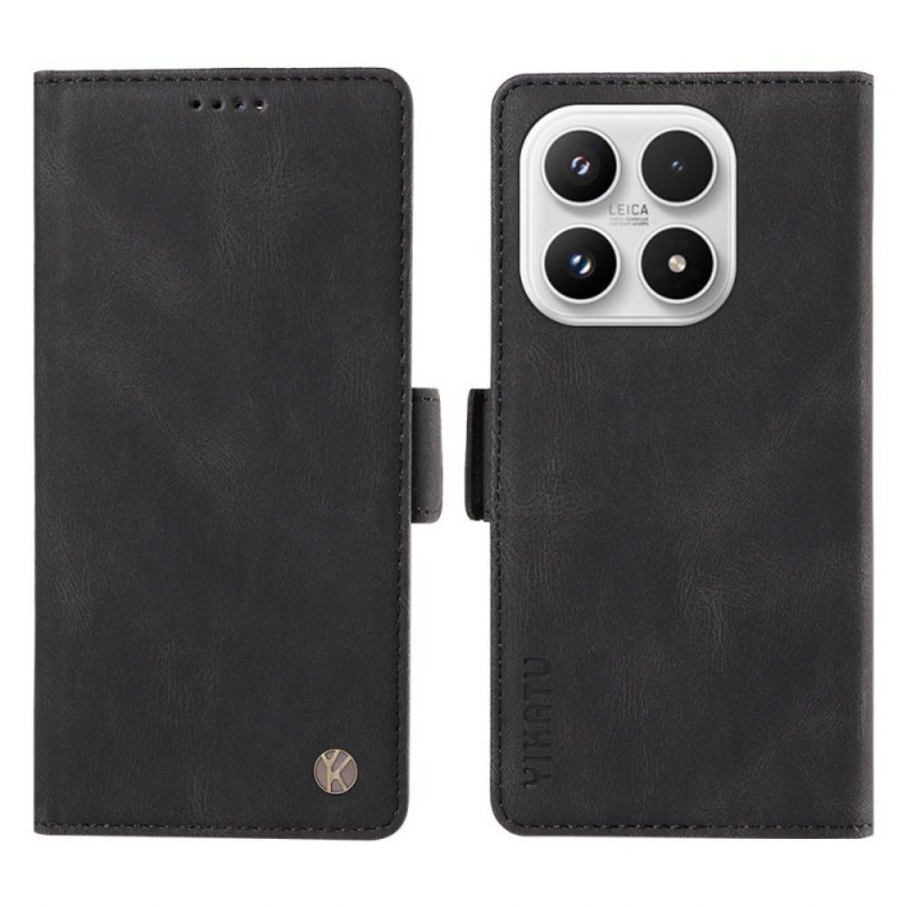 Leren Hoesje Voor Xiaomi 17 Yikatu Suède-effect