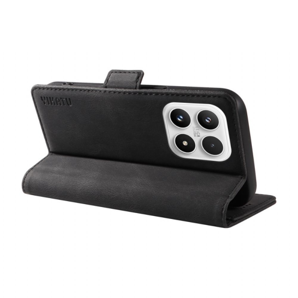 Leren Hoesje Voor Xiaomi 17 Yikatu Suède-effect