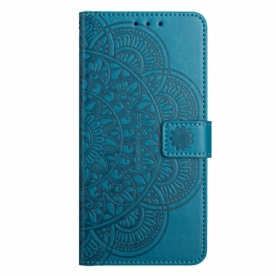 Leren Hoesje Xiaomi 17 Mandala-gravure Bescherming Hoesje