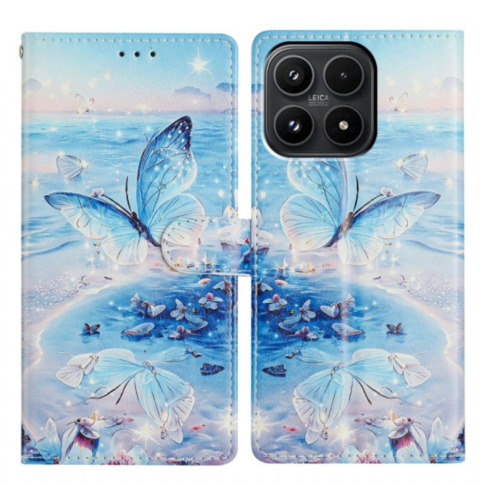 Leren Hoesje Xiaomi 17 Oceaanvlinder