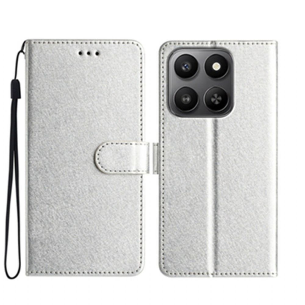 Leren Hoesje Xiaomi 17 Zijdetextuur