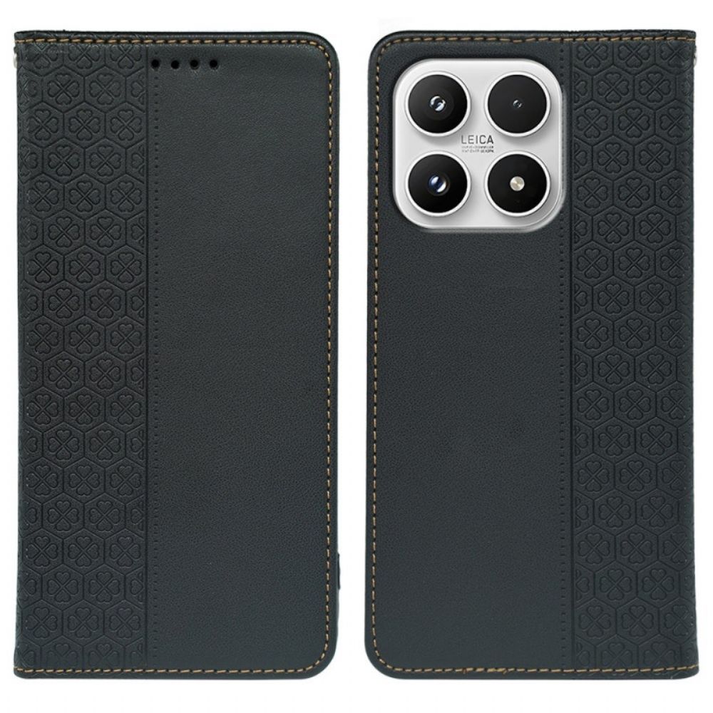 Xiaomi 17 Flip-cover Met Klavertjes Vier