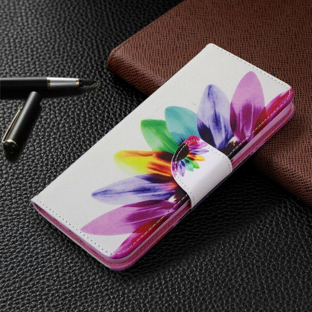 Folio-hoesje voor Huawei P40 Lite Aquarel Bloem
