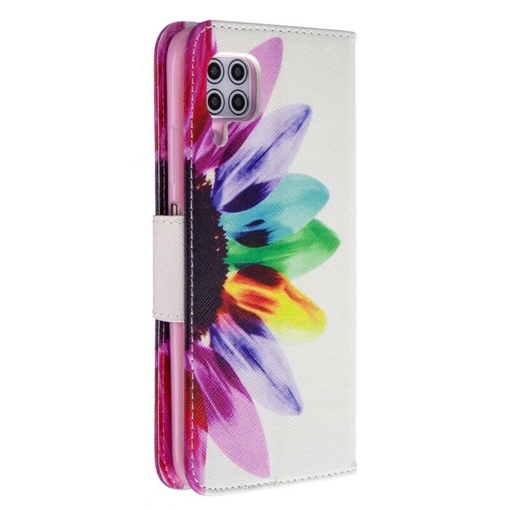 Folio-hoesje voor Huawei P40 Lite Aquarel Bloem