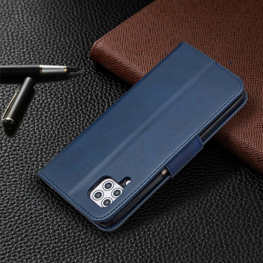 Folio-hoesje voor Huawei P40 Lite Flip Case Gladde Schuine Klep