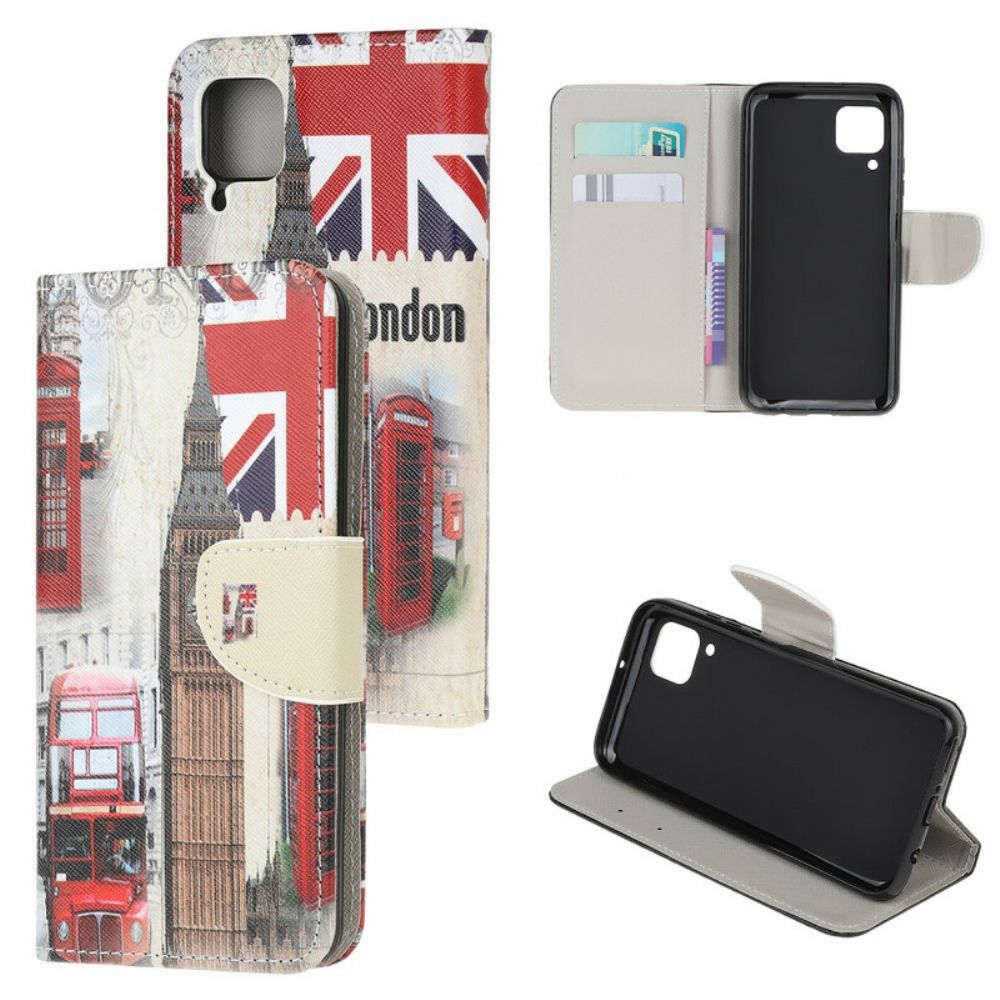 Folio-hoesje voor Huawei P40 Lite Londen Leven
