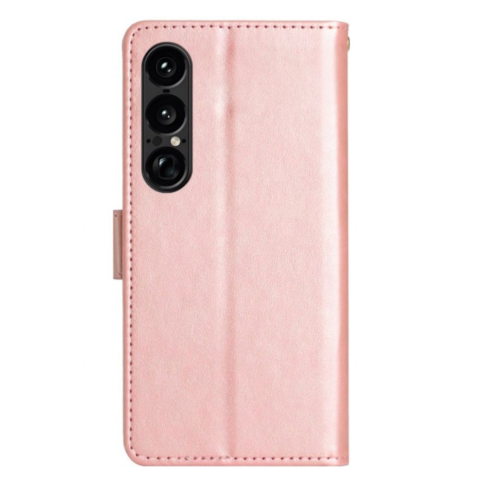 Bescherming Hoesje Sony Xperia 1 Vii Bloemenprints