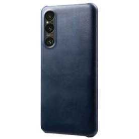Case Hoesje Sony Xperia 1 Vii Telefoonhoesje Leer Effect