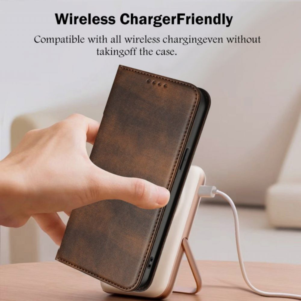 Folio-hoesje Sony Xperia 1 Vii Rfid-bescherming Retro Design