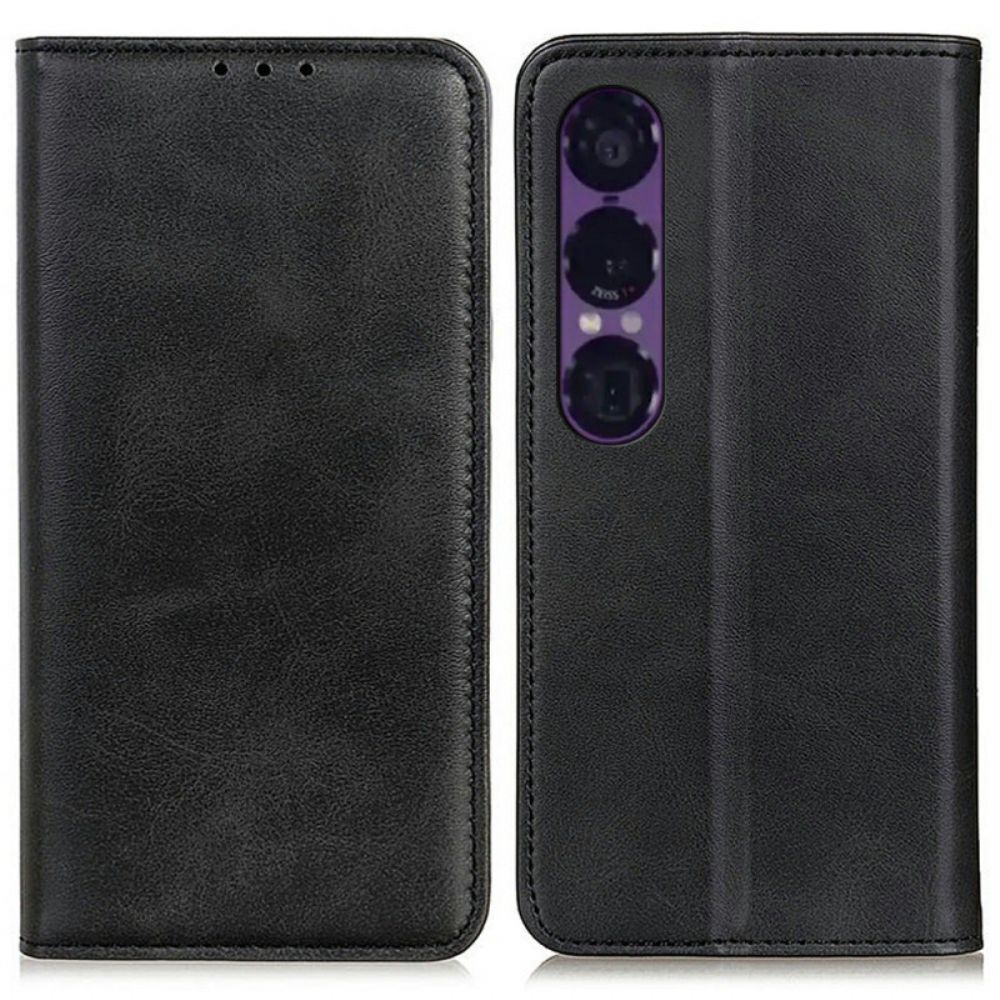 Folio-hoesje Sony Xperia 1 Vii Splitleer Vintage