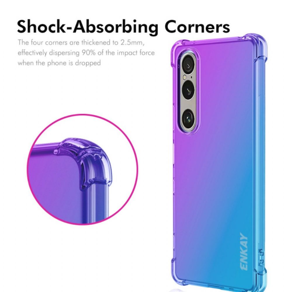 Hoesje Sony Xperia 1 Vii Gradient Enkay Bescherming Hoesje