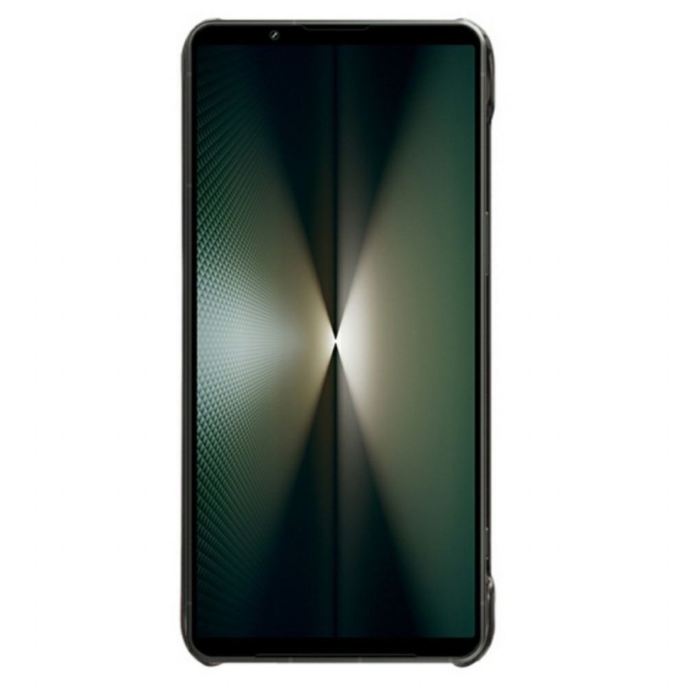 Hoesje Sony Xperia 1 Vii Kaarthouder Met Leerlook