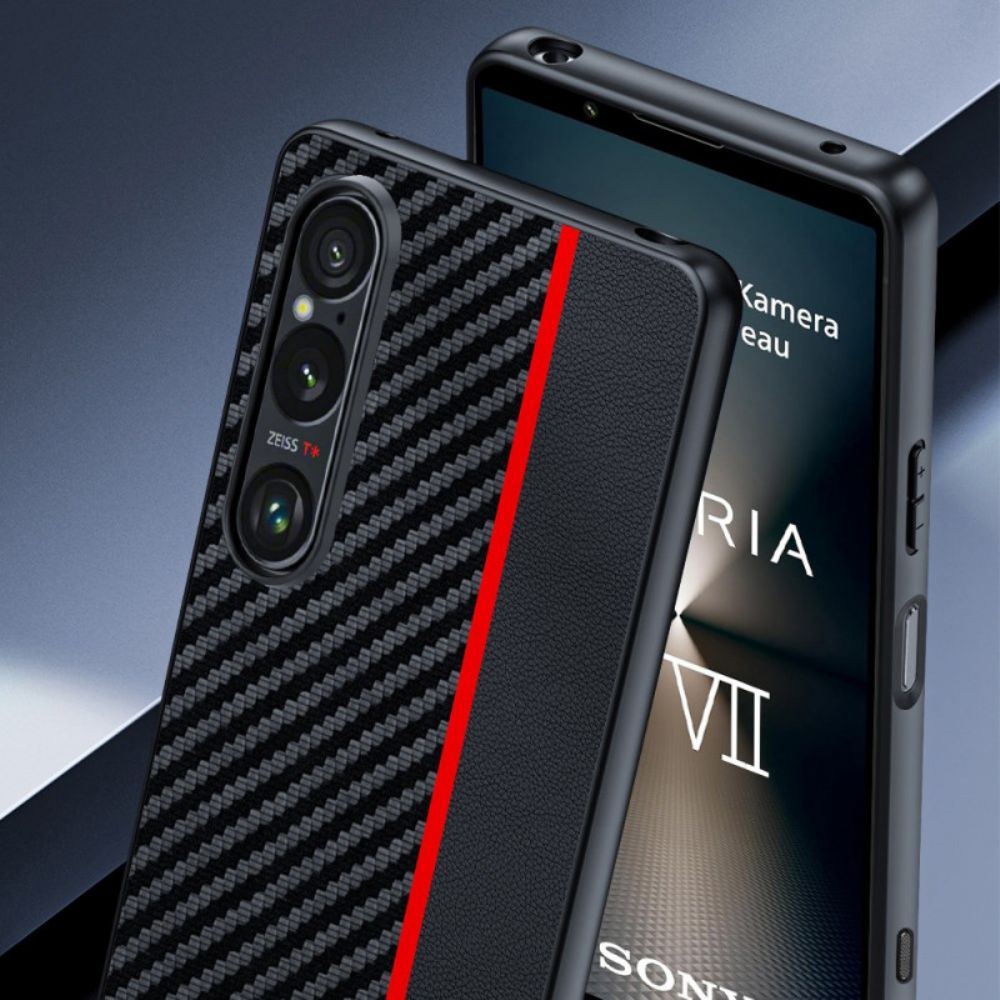 Hoesje Sony Xperia 1 Vii Koolstofvezel
