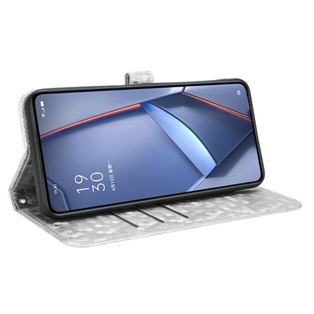 Leren Hoesje Sony Xperia 1 Vii Glanzende Stippen Bescherming Hoesje