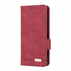 Leren Hoesje Sony Xperia 1 Vii Retro Bescherming Hoesje