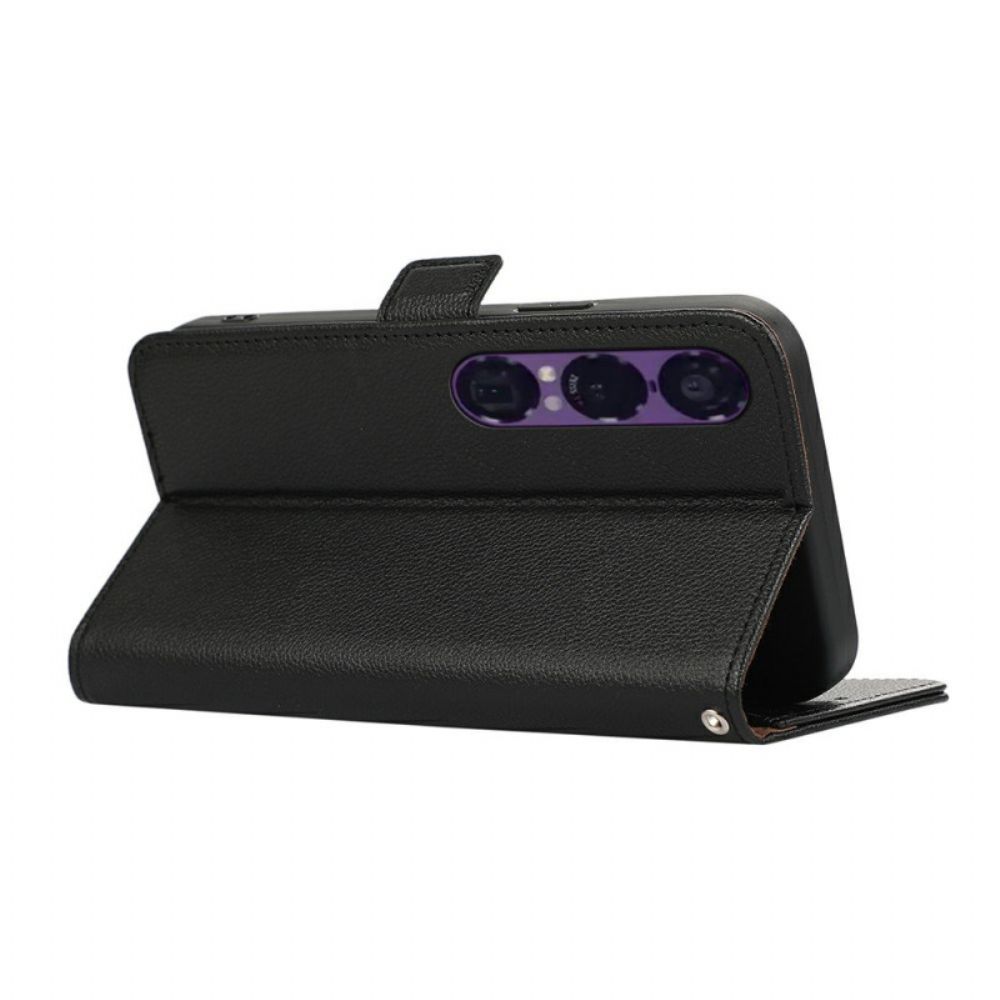 Leren Hoesje Voor Sony Xperia 1 Vii Abeel