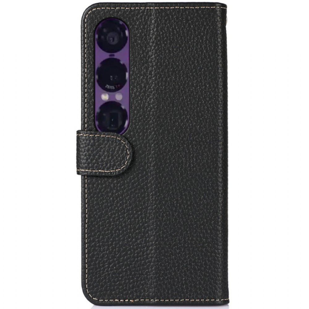 Leren Hoesje Voor Sony Xperia 1 Vii Khazneh Echt Leer