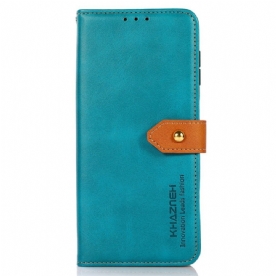 Leren Hoesje Voor Sony Xperia 1 Vii Khazneh Gouden Sluiting