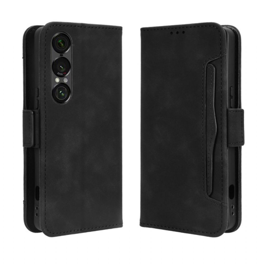Leren Hoesje Voor Sony Xperia 1 Vii Meerdere Kaarten