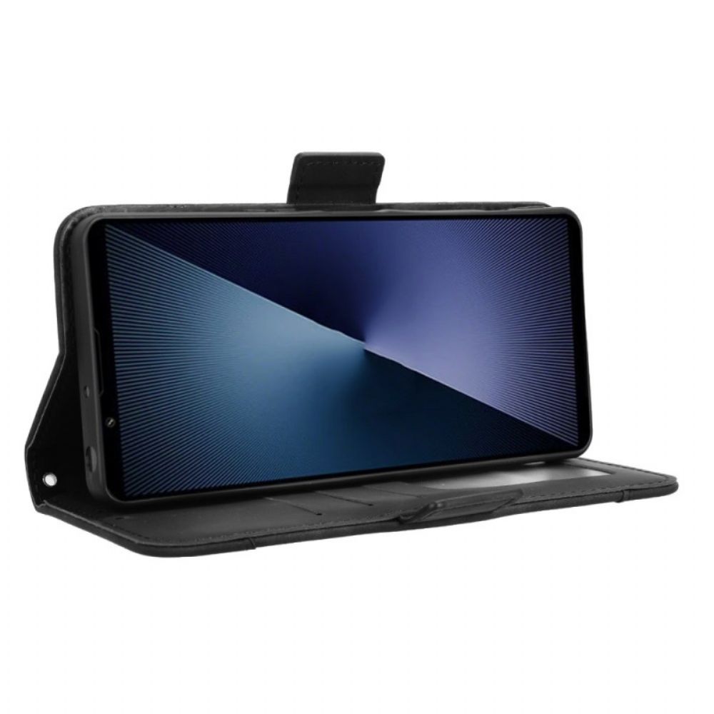 Leren Hoesje Voor Sony Xperia 1 Vii Meerdere Kaarten