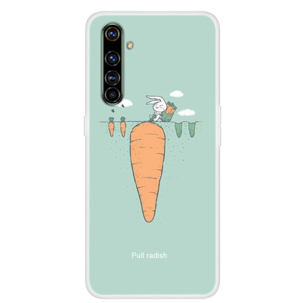Hoesje voor Realme 6 Konijn In De Tuin