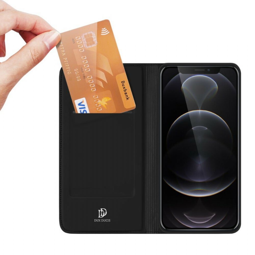 Bescherming Hoesje voor iPhone 13 Pro Folio-hoesje Dux Ducis Pro Series-skin