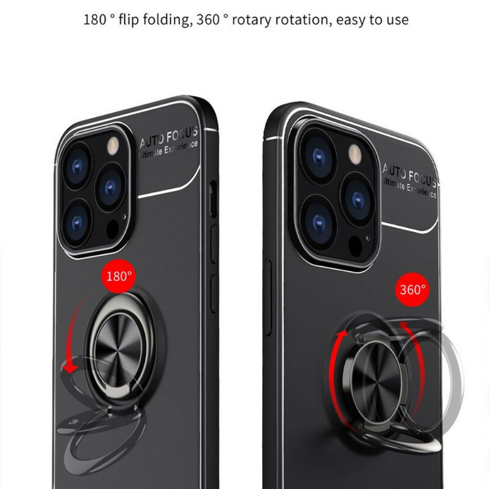 Hoesje voor iPhone 13 Pro Draaiende Ring