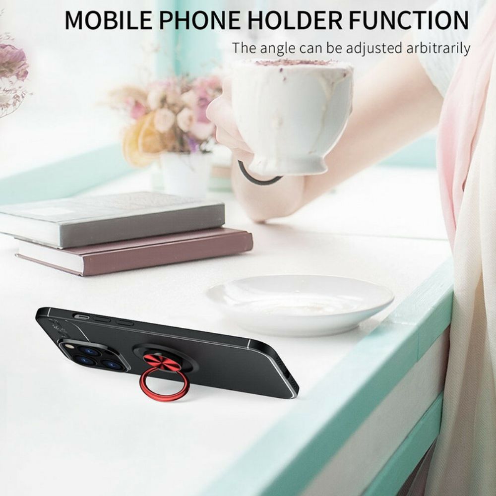 Hoesje voor iPhone 13 Pro Draaiende Ring