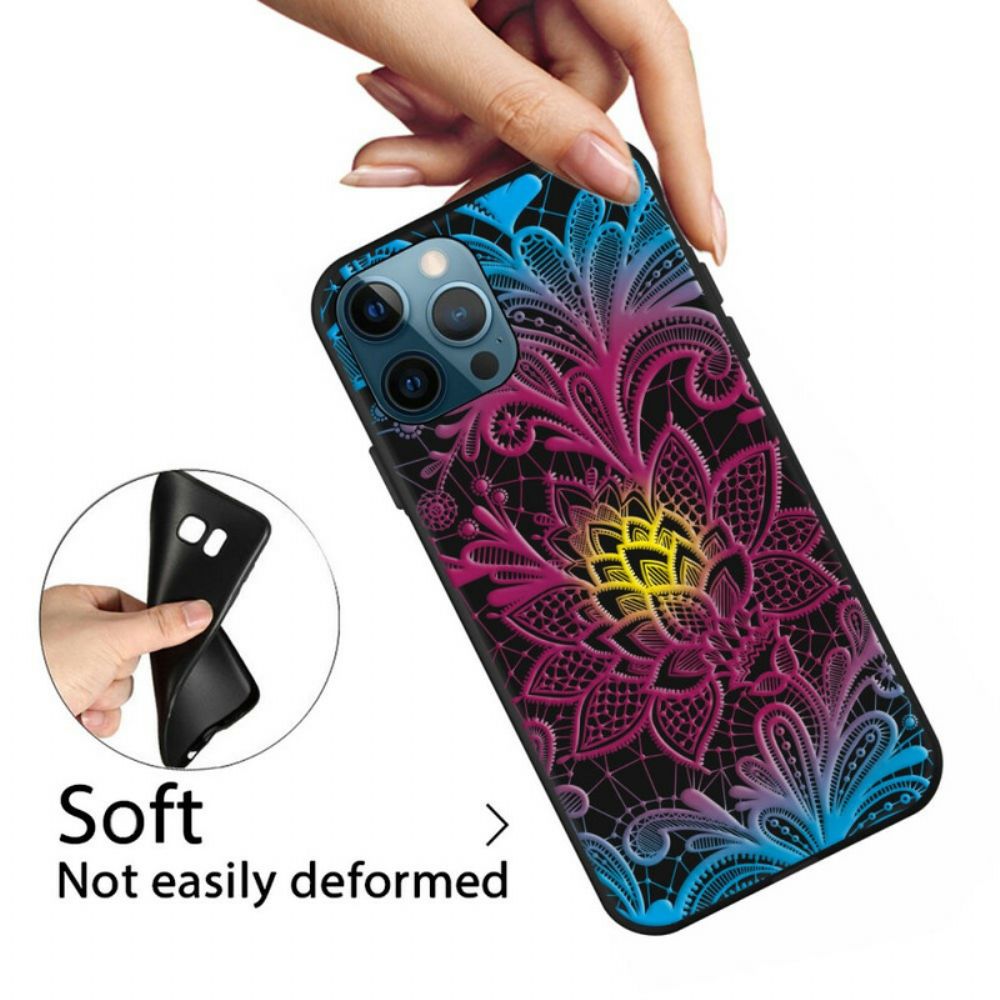 Hoesje voor iPhone 13 Pro Intens Bloemig