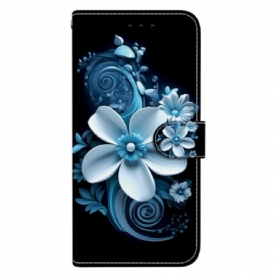 Bescherming Hoesje Realme 14 5g Blauwe Bloemen