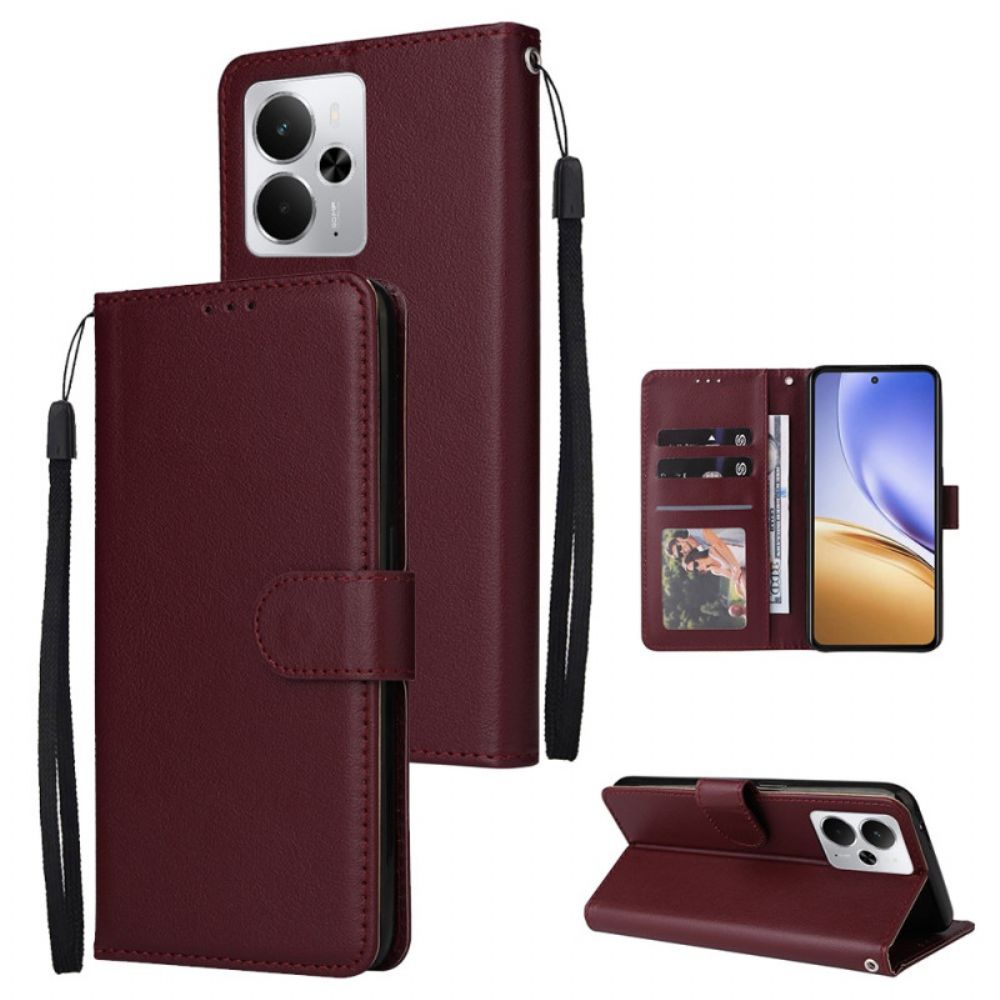 Bescherming Hoesje Realme 14 5g Effen Met Bandje