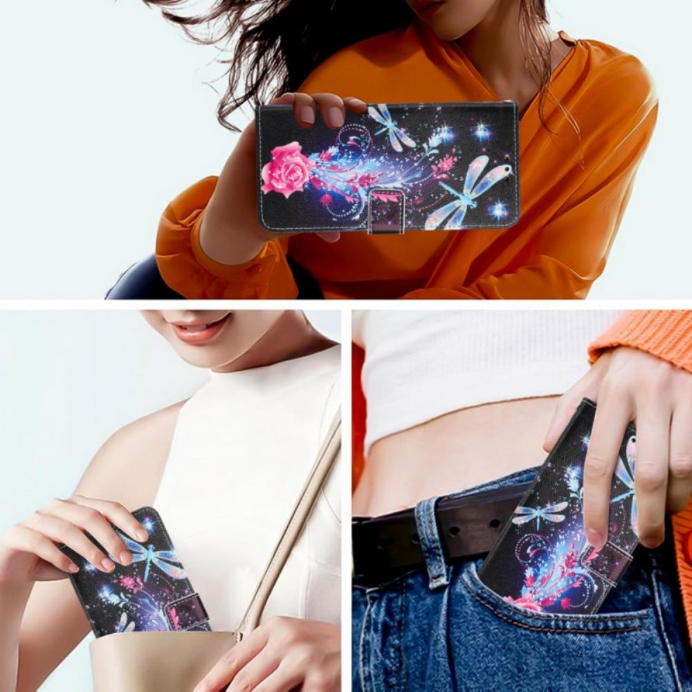 Bescherming Hoesje Realme 14 5g Libellenpatroon