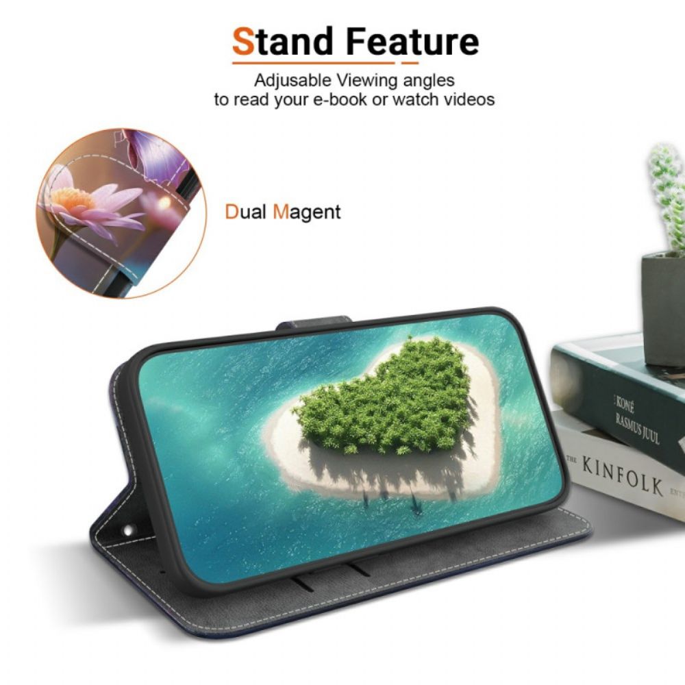 Flip Case Leren Realme 14 5g Bloemenvlinders