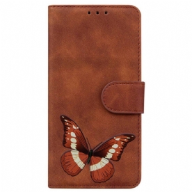 Flip Case Leren Realme 14 5g Vlinder