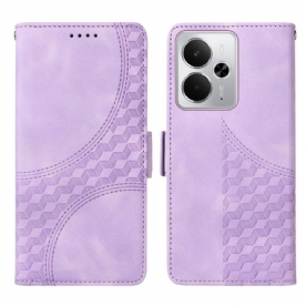 Folio-hoesje Realme 14 5g Diamantpatroon