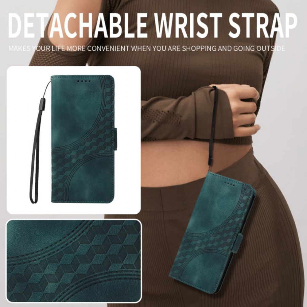 Folio-hoesje Realme 14 5g Diamantpatroon