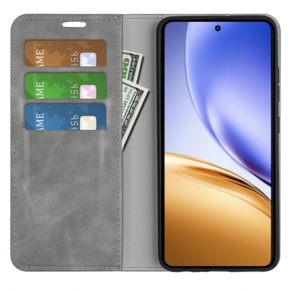 Folio-hoesje Realme 14 5g Leerstijl