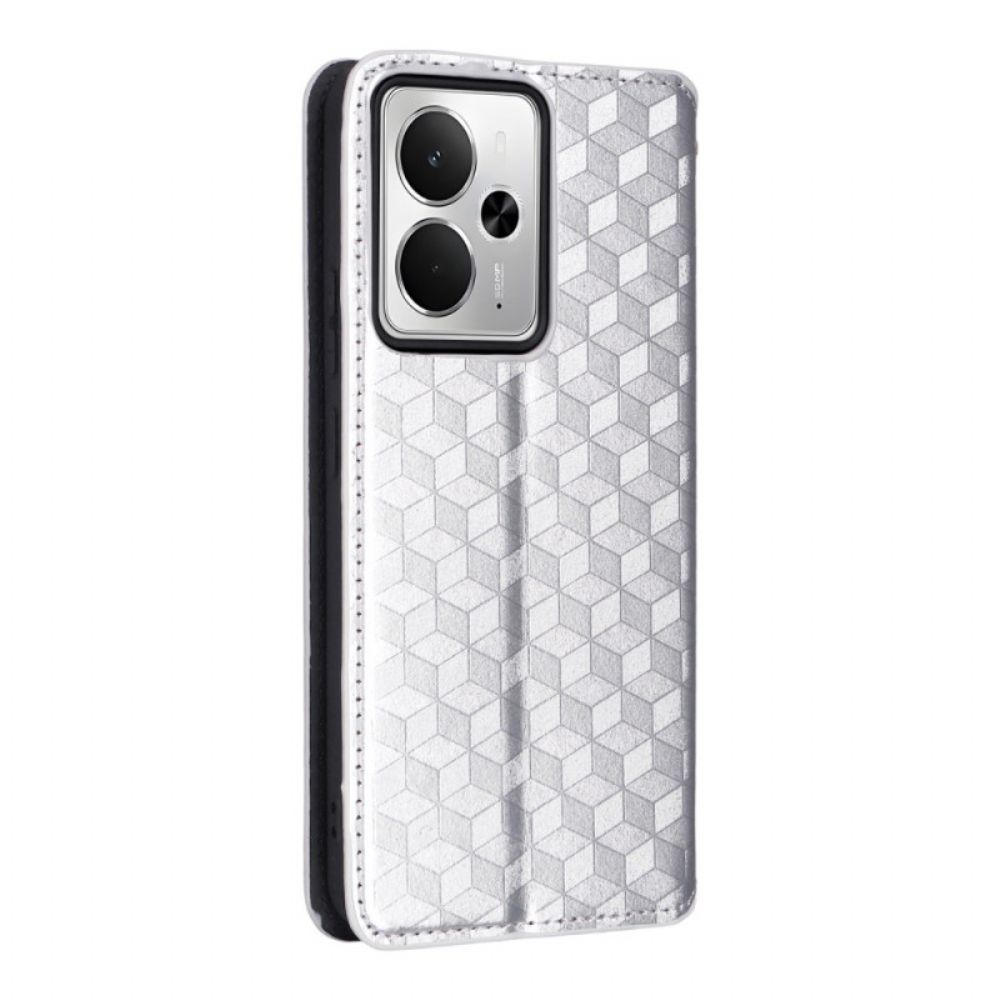 Folio-hoesje Realme 14 5g Telefoonhoesje 3d Diamanten