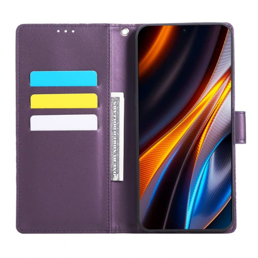 Folio-hoesje Realme 14 5g Telefoonhoesje Kanten Bloemen