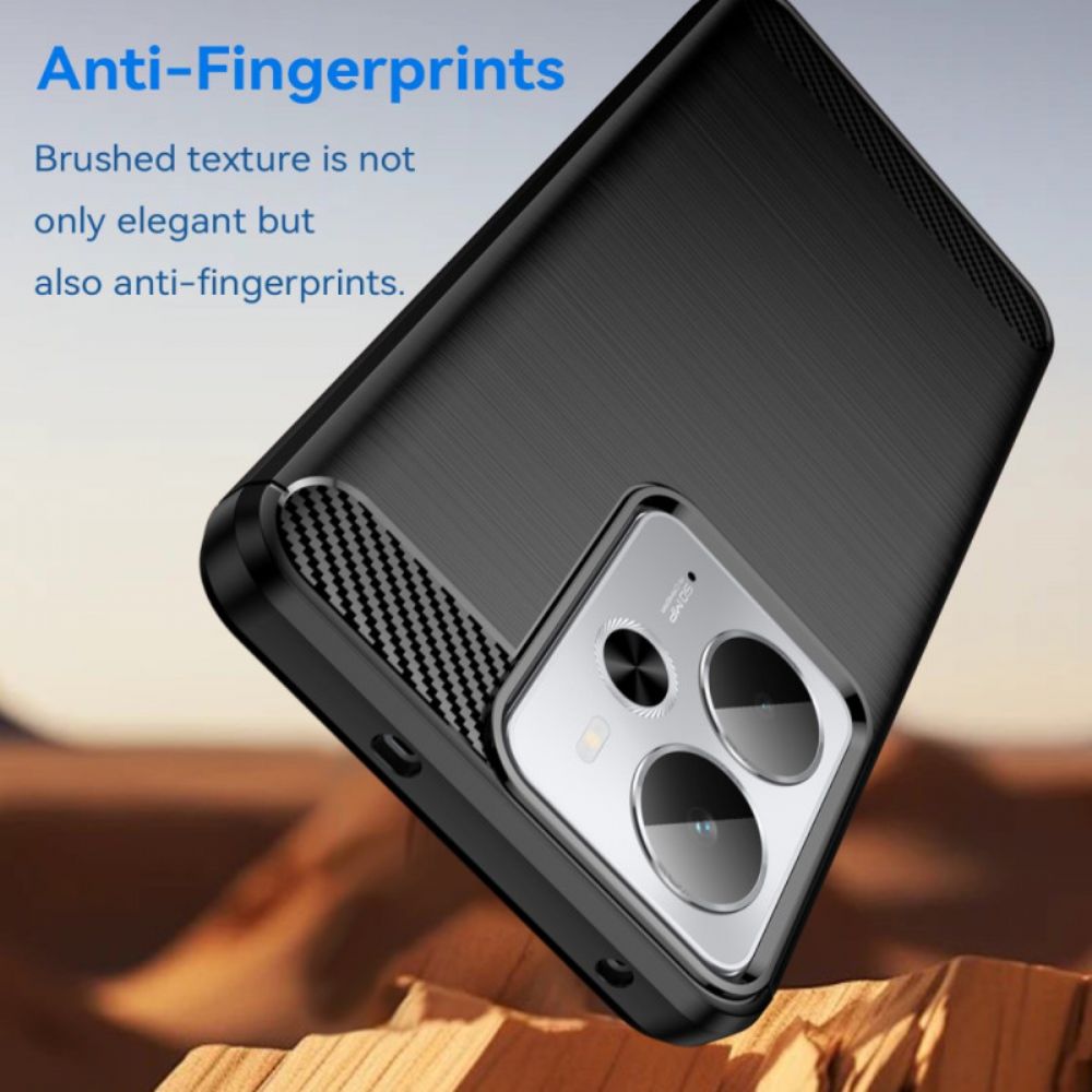 Hoesje Realme 14 5g Geborsteld Koolstofvezel