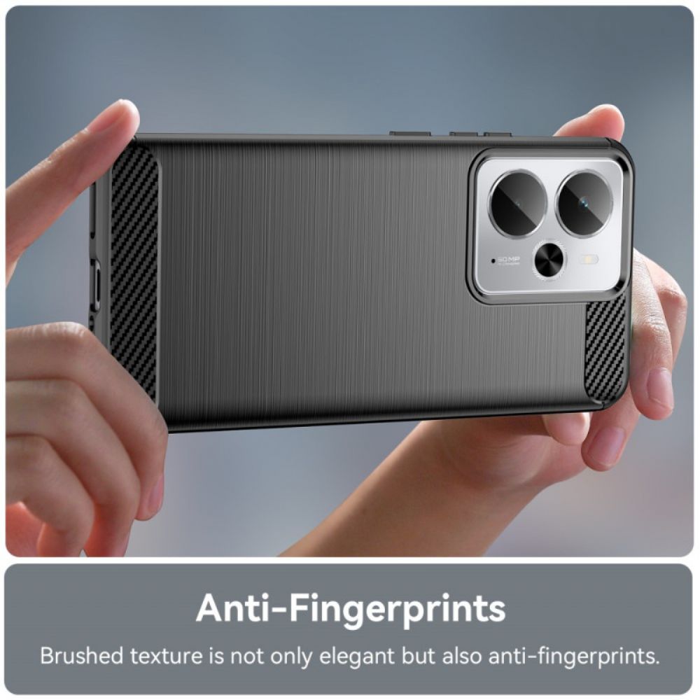 Hoesje Realme 14 5g Geborsteld Koolstofvezel