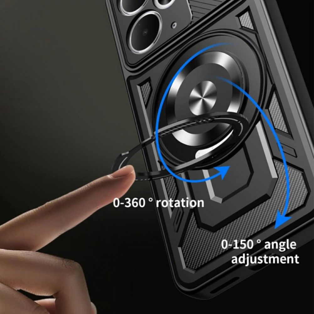 Hoesje Realme 14 5g Magnetisch Met Draaibare Standaard
