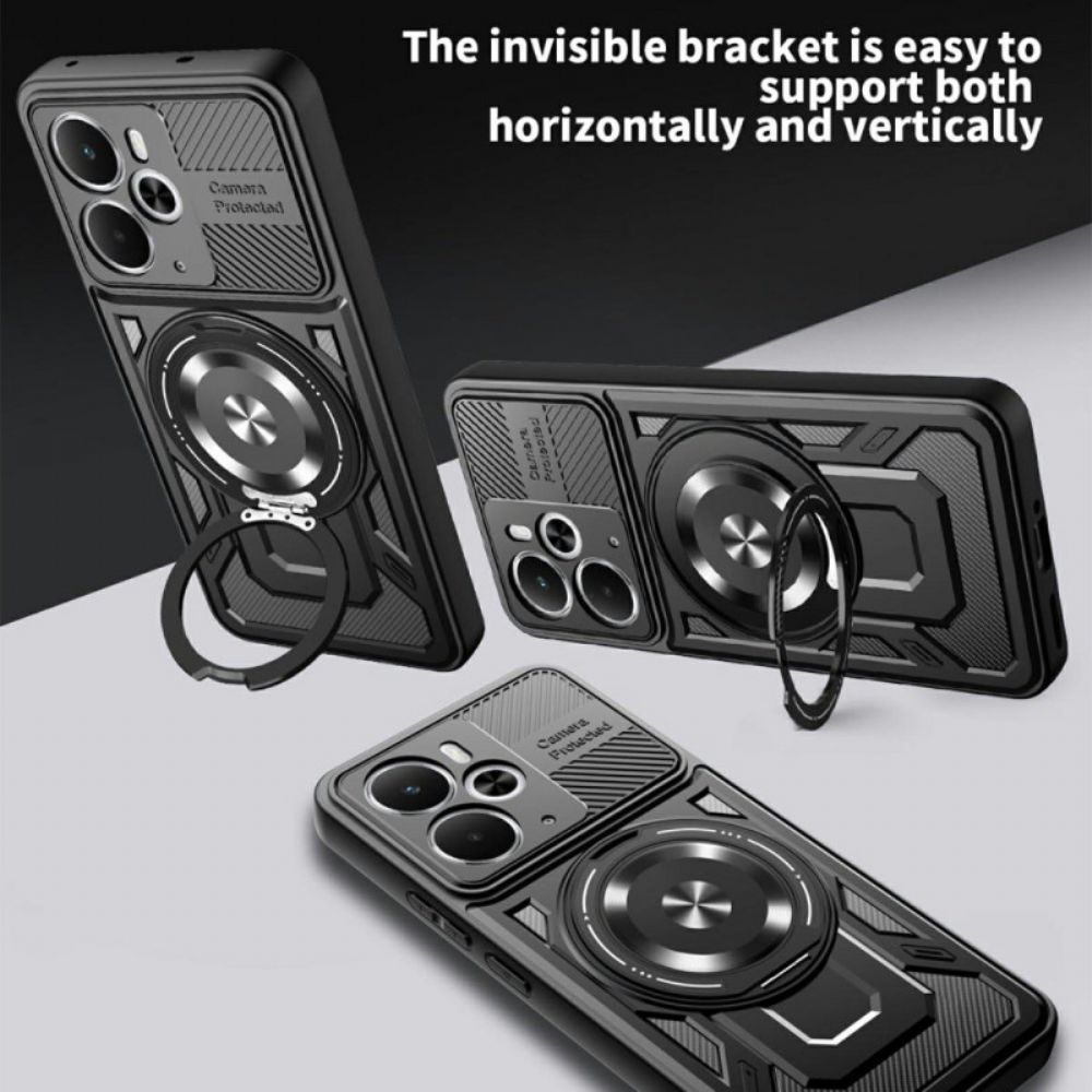 Hoesje Realme 14 5g Magnetisch Met Draaibare Standaard