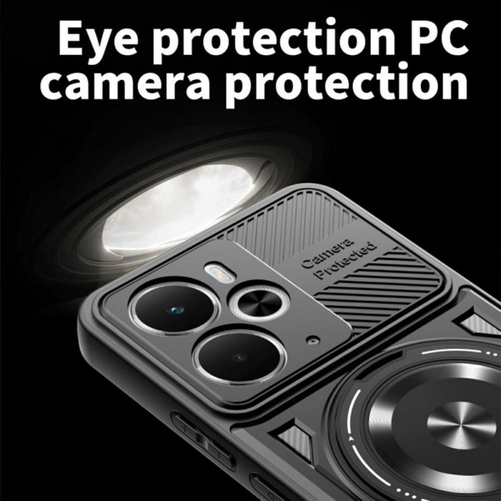 Hoesje Realme 14 5g Magnetisch Met Draaibare Standaard