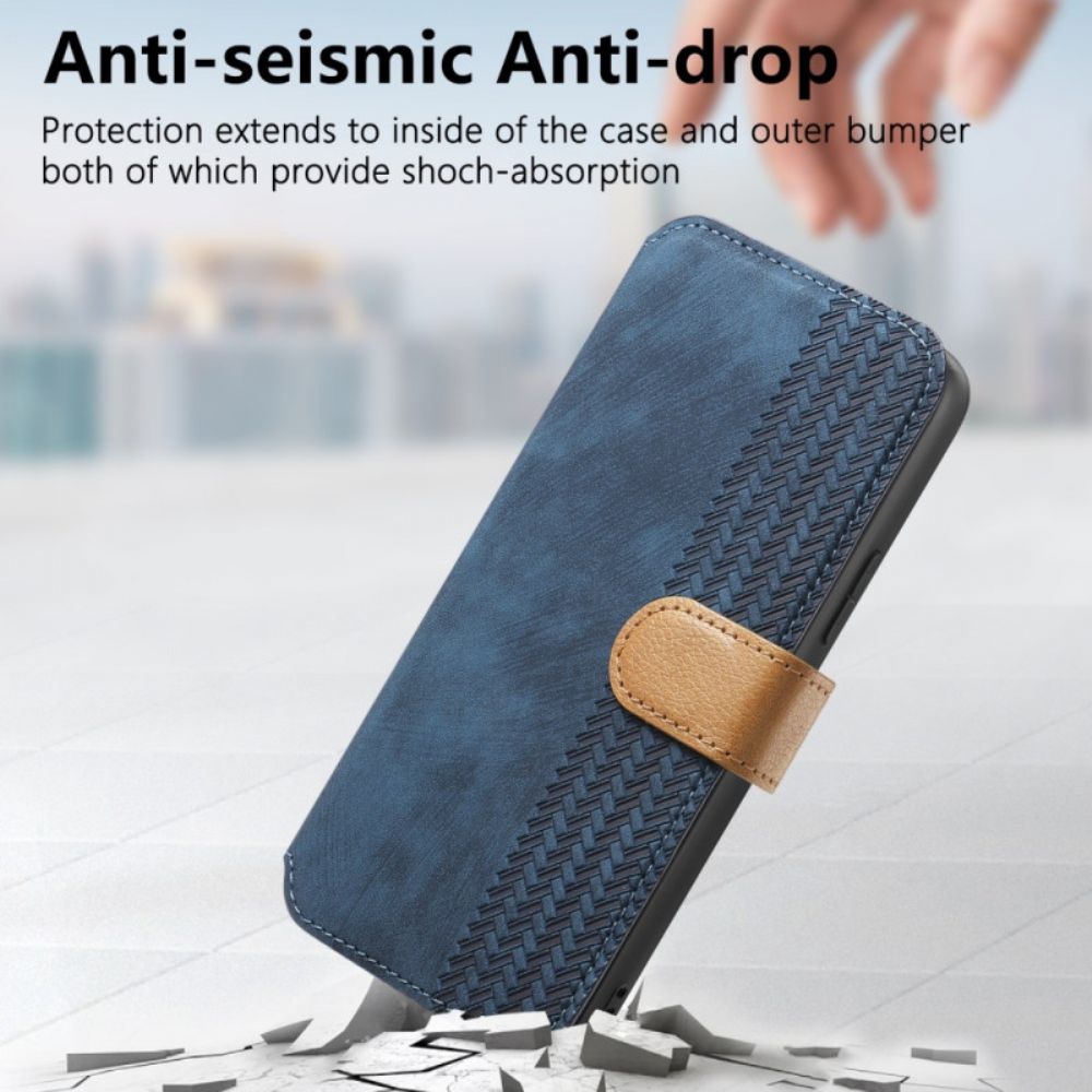 Hoesje Realme 14 5g Retro Met Bandje En Standaard Bescherming Hoesje