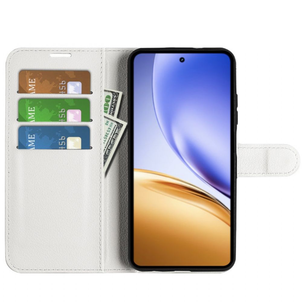 Leren Hoesje Realme 14 5g Lychee Kunstleer