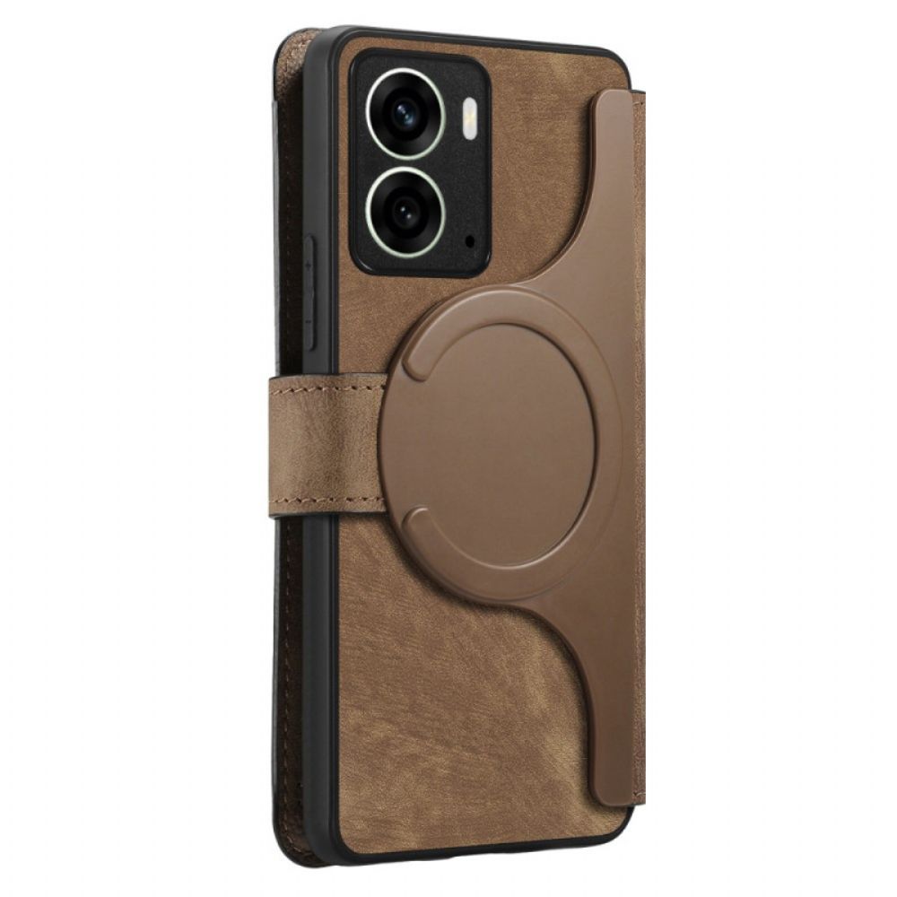 Leren Hoesje Voor Realme 14 5g Afneembare Etui